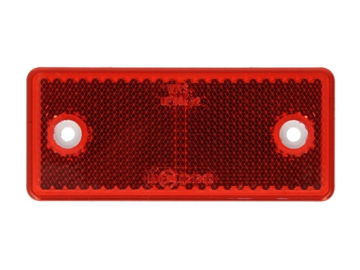 Reflector dreptunghiular (rosu, 96mm x 42mm)