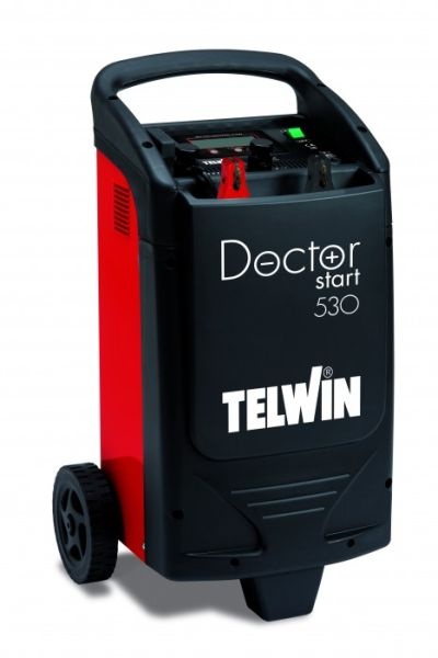 Robot pornire si redresor DOCTOR START 530, voltaj incarcare: 12/24 V TELWIN, curent pornire: 400A, curent incarcare: 75A, alimentare: 230V, tip baterie: AGM/EFB/GEL/Li/MF/PbCa/WET - Img 1