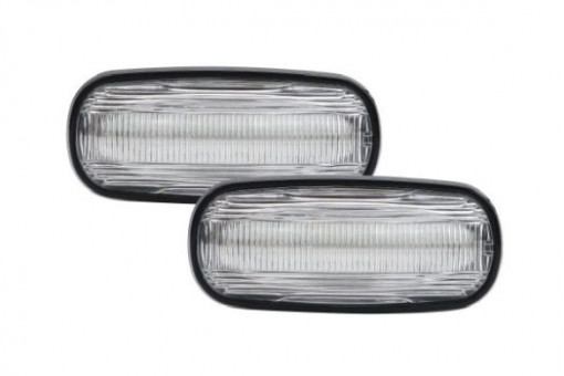 Semnalizator lampa lateral stanga/dreapta transparent, LED potrivit LAND ROVER DEFENDER, DISCOVERY II, FREELANDER I 1.8-4.0 1998-2016