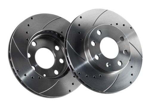 Set disc frana 2 buc., SPEEDMAX, Ventilated, Cut-Drilled, fata ; stanga/dreapta, diametru exterior 340 mm, grosime 30 mm, potrivit AUDI A3, Q2, Q3, TT; CUPRA ATECA, FORMENTOR, LEON 1.0-3.6 04.06-