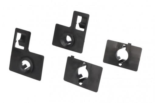 Set montare senzori parcare spate 4 buc., plastic, negru potrivit OPEL CORSA F 05.19-