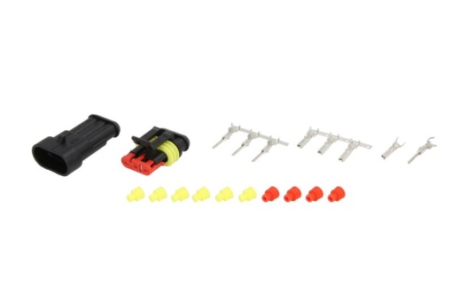 Set reparatie cabluri (numar pini: 3, + soclu; cu dop) potrivit SOLARIS URBINO I, URBINO II 12.0D/6.9D/9.2D 10.98-12.18