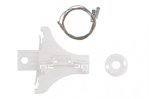 Set reparatie macara geam spate stanga (set, electric) potrivit VW BORA, BORA I, GOLF IV, PASSAT B5, PASSAT B5.5, PASSAT B6 08.96-12.13