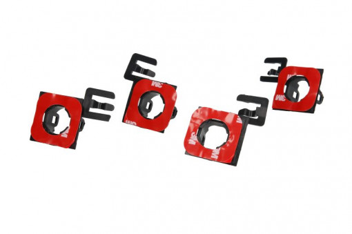 Set suporti senzori parcare Spate 4 buc, plastic potrivit BMW 7 F01, F02, F03, F04 02.08-12.15 06.08-12.15