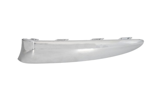 Spoiler bara Fata Stanga plastic, crom potrivit ABARTH 500 / 595 / 695, 500C / 595C / 695C; FIAT 500 05.16- 07.15-
