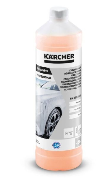 Spuma activa / Sampon auto KARCHER, 1 l, pH alcalin; parfum: citrice, efect: fara pete, biodegradabil