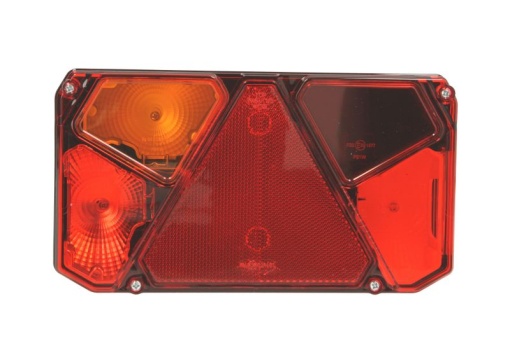 Stop spate stanga (cu intermitent, cu lumina stop, lumini parcare, cu lumina placuta inmatriculare, reflector triunghiular)