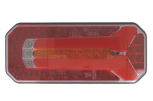 Stop spate stanga/dreapta (LED, 12/24V, cu intermitent, cu lumini ceata, lumina de marșarier, cu stop, lumina de parcare, cu iluminare placuta, reflector, indicator dinamic, conector: WAS 7)