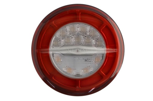 Stop spate stanga/dreapta (LED, 24V, cu intermitent, cu stop, lumina de parcare, fara proiector, conector: AMP MCP 4PIN, fi140x45mm) potrivit SCHMITZ
