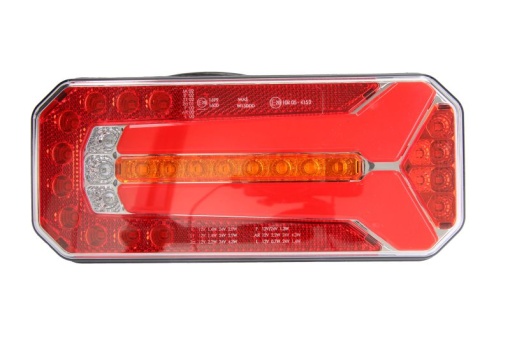 Stop spate stanga/dreapta W150DD (LED, 12/24V, cu intermitent, cu lumini ceata, cu stop, lumina de parcare, reflector, indicator dinamic)