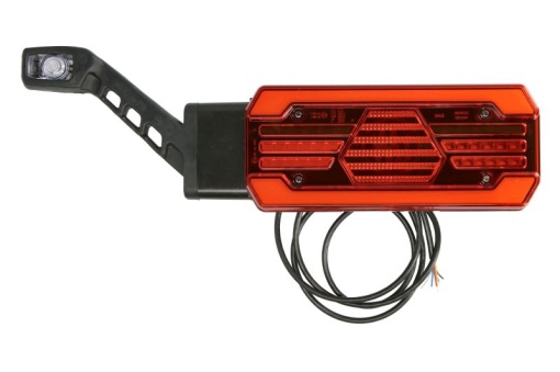 Stop spate stanga (LED, 12/24V, cu intermitent, cu far de ceață, lumina de marșarier, cu stop, lumină de parcare, reflector, cu lampă cu braț prelungitor, indicator dinamic, lungime cablu: 2m)