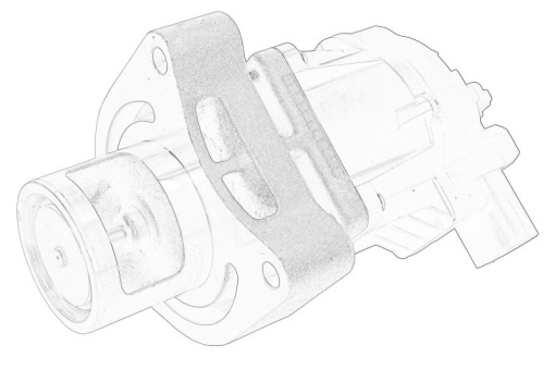 Supapa EGR potrivit CHEVROLET CAPTIVA, CRUZE, ORLANDO; OPEL ANTARA A 2.0D/2.2D 08.10-