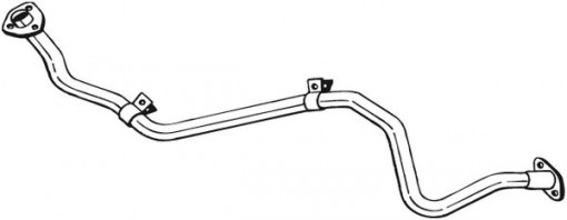Teava esapament Fata potrivit TOYOTA HILUX V; VW TARO 2.4D 09.88-12.97 - Img 1
