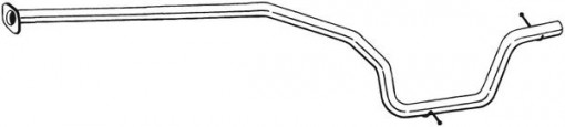 Teava esapament Mijloc (lungime:2210mm) potrivit FORD GALAXY II, GALAXY MK II, MONDEO IV, S-MAX 1.8D/2.0D 05.06-06.15
