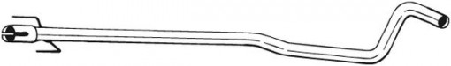 Teava esapament Mijloc potrivit OPEL ASTRA H, ASTRA H GTC 1.3D/1.7D 03.04-10.10