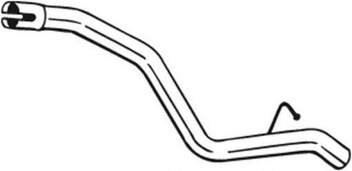 Teava esapament Spate potrivit FORD FOCUS II, FOCUS II/KOMBI 2.0D 07.04-09.12