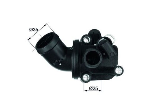 Termostat lichid racire (87°C, in carcasa) potrivit MERCEDES A (W169), B SPORTS TOURER (W245) 1.5-2.0CNG 09.04-06.12