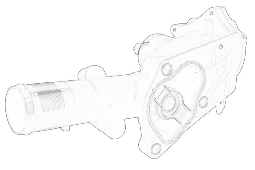 Termostat sistem racire (in carcasa, cu senzor) potrivit MERCEDES A (W176), B SPORTS TOURER (W246, W242), CITAN MIXTO (DOUBLE CABIN), CITAN (MPV), CITAN/MINIVAN (W415) 1.5D/1.5DH 06.08-