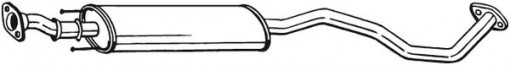 Toba esapament intermediara potrivit NISSAN NOTE 1.6 03.06-06.12