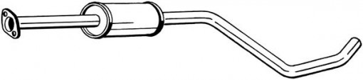 Toba esapament intermediara potrivit OPEL ZAFIRA C 1.4 10.11-