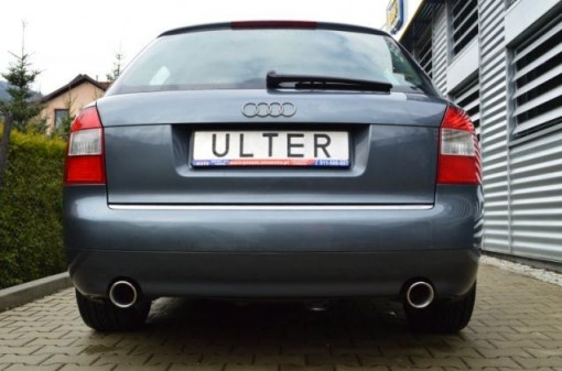 Toba esapament SPORT (oțel aluminiu / capete inox, iesiri 2) potrivit AUDI A4 B6 1.8 07.02-12.04