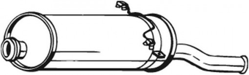 Toba finala esapament potrivit CITROEN XSARA PICASSO 1.6D/2.0D 12.99-12.11