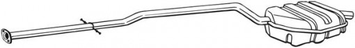 Toba finala esapament potrivit MINI (R50, R53), (R52) 1.6 06.01-11.07