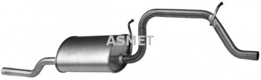 Toba finala esapament potrivit OPEL AGILA 1.0 09.00-12.07