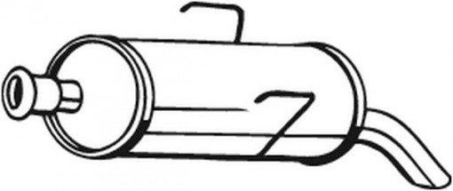 Toba finala esapament potrivit PEUGEOT 106 I, 106 I/HATCHBACK, 106 II, 106 II/HATCHBACK 1.0-1.6 08.91-07.04