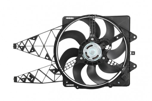 Ventilator radiator (cu carcasa) potrivit ABARTH GRANDE PUNTO; FIAT GRANDE PUNTO, PUNTO, PUNTO EVO 1.2LPG/1.3D/1.4 10.05-