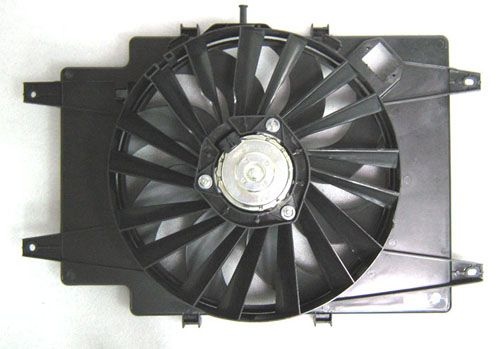 Ventilator radiator (cu carcasa) potrivit ALFA ROMEO 147 1.6/1.6LPG 01.01-03.10