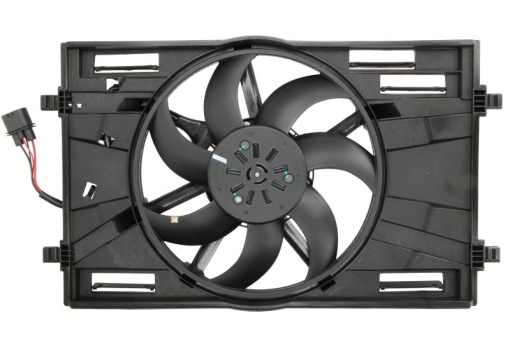 Ventilator radiator (cu carcasa) potrivit AUDI A3, Q2, Q3; CUPRA FORMENTOR; SEAT ATECA, IBIZA V, LEON, LEON SC, LEON SPORTSTOURER, LEON ST, LEON ST/KOMBI, TARRACO; SKODA KAROQ, KODIAQ I 1.0-2.0D 04.12-