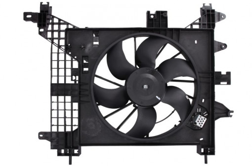 Ventilator radiator (cu carcasa) potrivit DACIA DUSTER, DUSTER/SUV 1.6/1.6ALK/1.6LPG 04.10-