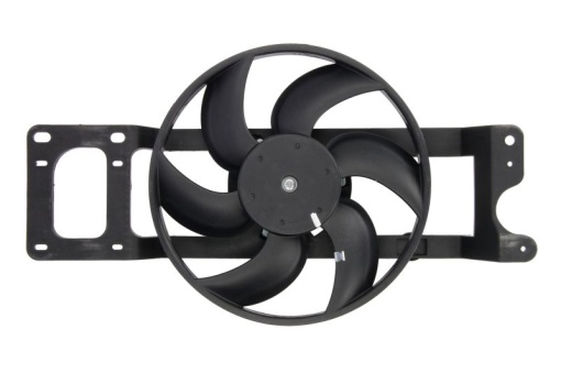 Ventilator radiator (cu carcasa) potrivit DACIA LOGAN, SOLENZA; NISSAN KUBISTAR; RENAULT LOGAN I 1.2-1.9D 02.03-