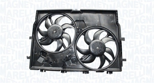 Ventilator radiator (cu carcasa) potrivit FIAT DUCATO 2.0D/3.0CNG/3.0D 04.09-