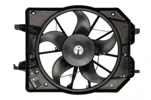 Ventilator radiator (cu carcasa) potrivit FORD FOCUS I, FOCUS I/KOMBI 1.4/1.6 10.98-06.07