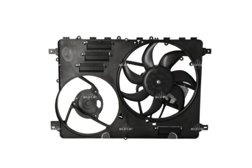 Ventilator radiator (cu carcasa) potrivit LAND ROVER DISCOVERY SPORT, RANGE ROVER EVOQUE 2.0/2.2D 06.11-