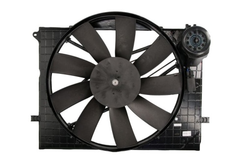 Ventilator radiator (cu carcasa) potrivit MERCEDES S (C215), S (W220) 2.8-5.8 10.98-03.06