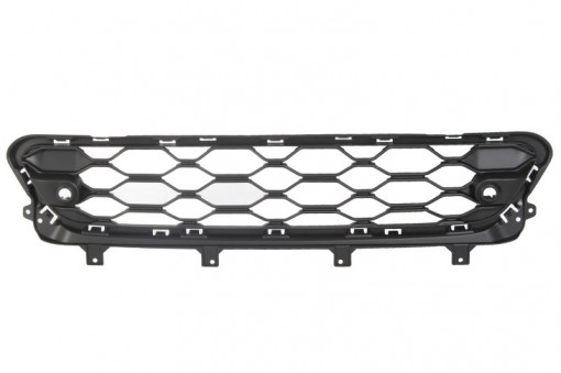 Bara protectie fata inferior, cu locas senzori parcare, plastic, negru, S potrivit MINI COUNTRYMAN F60 LCI 06.20-