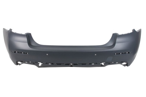 Bara spate, cu capac remorcare; grunduit cu locas senzor parcare, gri potrivit BMW 5 G30, G31, G38, F90 Saloon 05.20-06.23