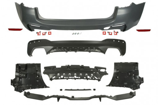 Bara spate M PERFORMANCE, grunduit potrivit BMW 5 G30, F90, 5 G31 Break 02.17-