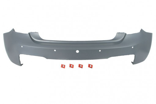 Bara spate pachet M, locas senzor parcare: 4, cu orificiu camera, grunduit potrivit BMW 1 F20, 1 F21 11.10-02.15