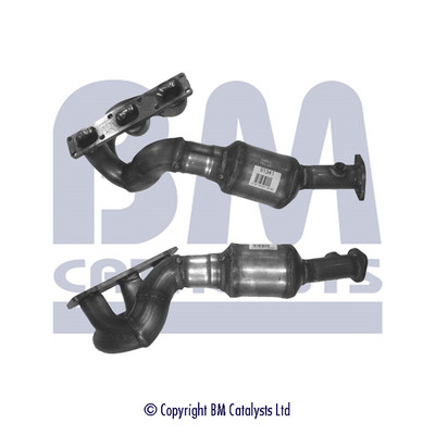 Catalizator EURO 3 potrivit BMW 5 (E39), 5 (E60), 5 (E61), 7 (E65, E66, E67) 2.2/2.5/3.0 09.00-12.10 - Img 1