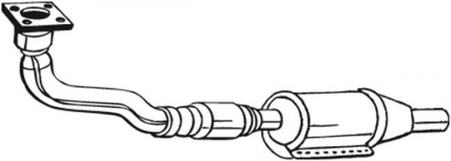Catalizator potrivit VW GOLF III, GOLF IV, PASSAT B3/B4, VENTO 1.8 08.90-06.02