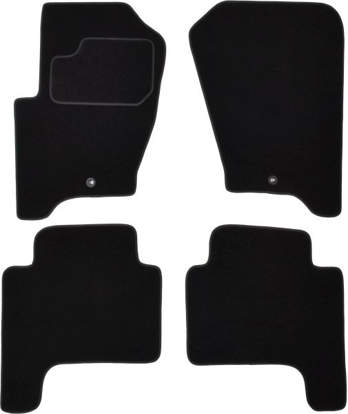 Covoras podea cauciuc MAMMOOTH Velours, set, culoare negru, potrivit LAND ROVER RANGE ROVER SPORT I 02.05-03.13, Off-road / SUV