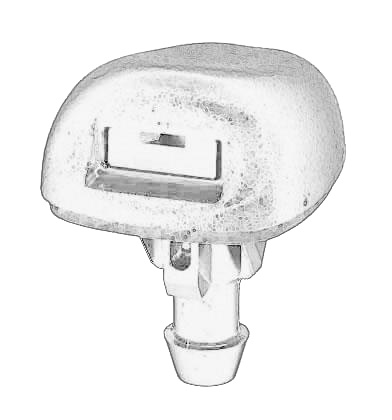 Diuza spalator parbriz Fata potrivit PEUGEOT 207 02.06-12.15