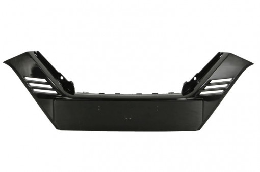 Element Grila bara fata mijloc plastic, negru lucios potrivit NISSAN QASHQAI II 11.13- 03.17-
