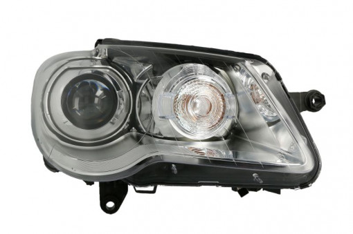 Far Dreapta (bi-xenon, D1S/H8/P21W/W5W, automat, cu motor, culoare insertie: cromat) potrivit VW TOURAN