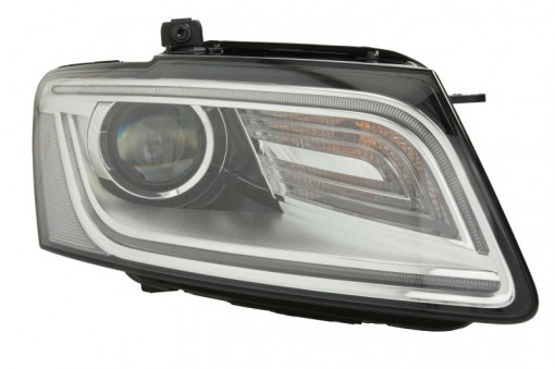 Far Dreapta (bi-xenon, D3S, electric, cu motor, culoare semnalizator: transparent) potrivit AUDI Q5 06.12-10.16