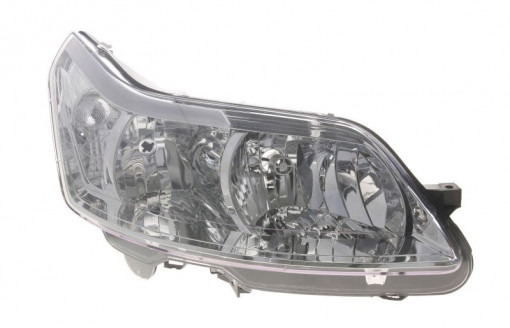 Far dreapta (H1/H7, reglaj electric, cu motoras, fundal cromat) CITROEN C4 2004-2008